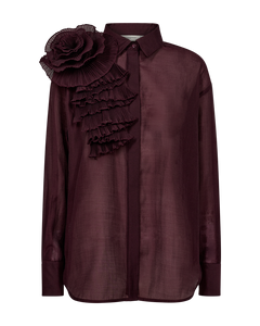 CMBLUEBELL - SHIRT WITH ROSE IN RED