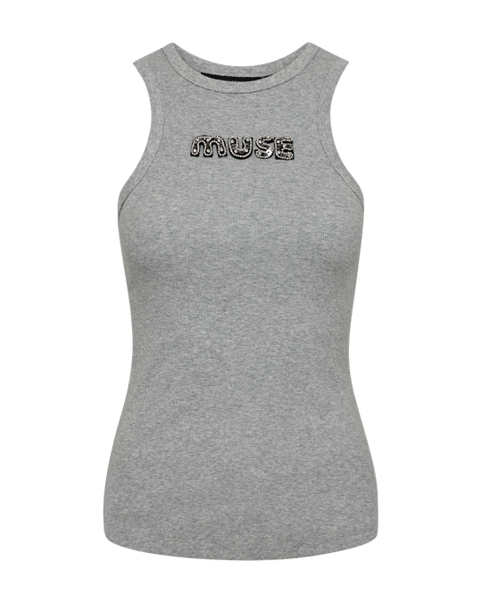 CMSIV – TOP WITH PEARLS IN GREY