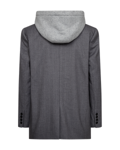 CMTailor - Hoodie Blazer in grijs