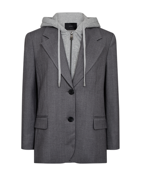 CMTAILOR - HOODIE BLAZER IN GREY