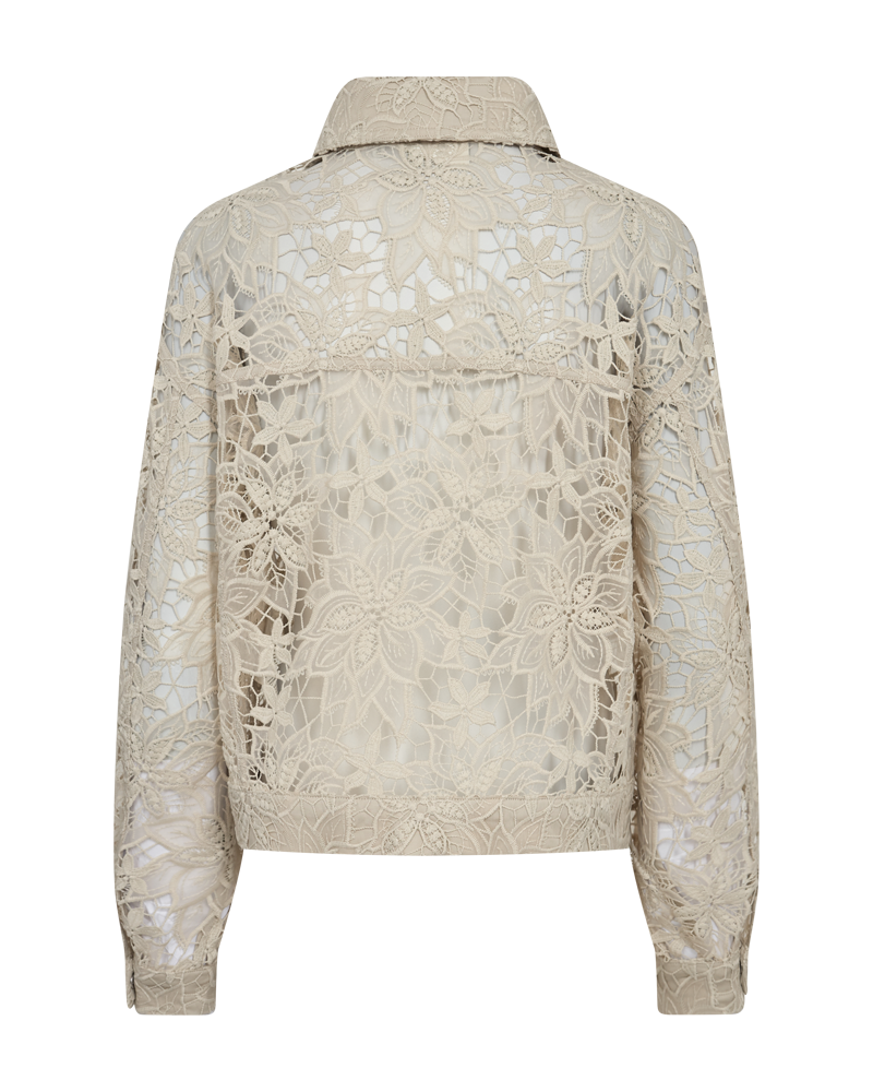 Cmlacey - jas met veters in beige