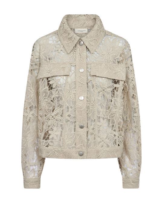 CMLACEY - JACKET WITH LACES IN BEIGE