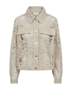 Cmlacey - jas met veters in beige