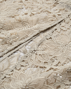 Cmlacey - rok met veters in beige