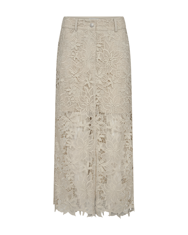 Cmlacey - rok met veters in beige