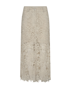 Cmlacey - rok met veters in beige