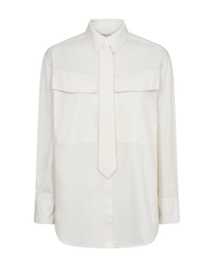 CMSHIRLEY - SHIRT WITH REMOVABLE TIE IN OFF-WHITE