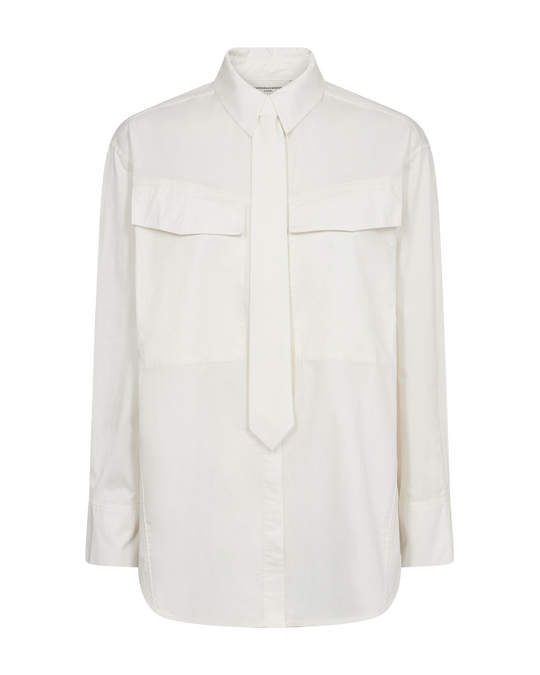 CMSHIRLEY - SHIRT WITH REMOVABLE TIE IN OFF-WHITE