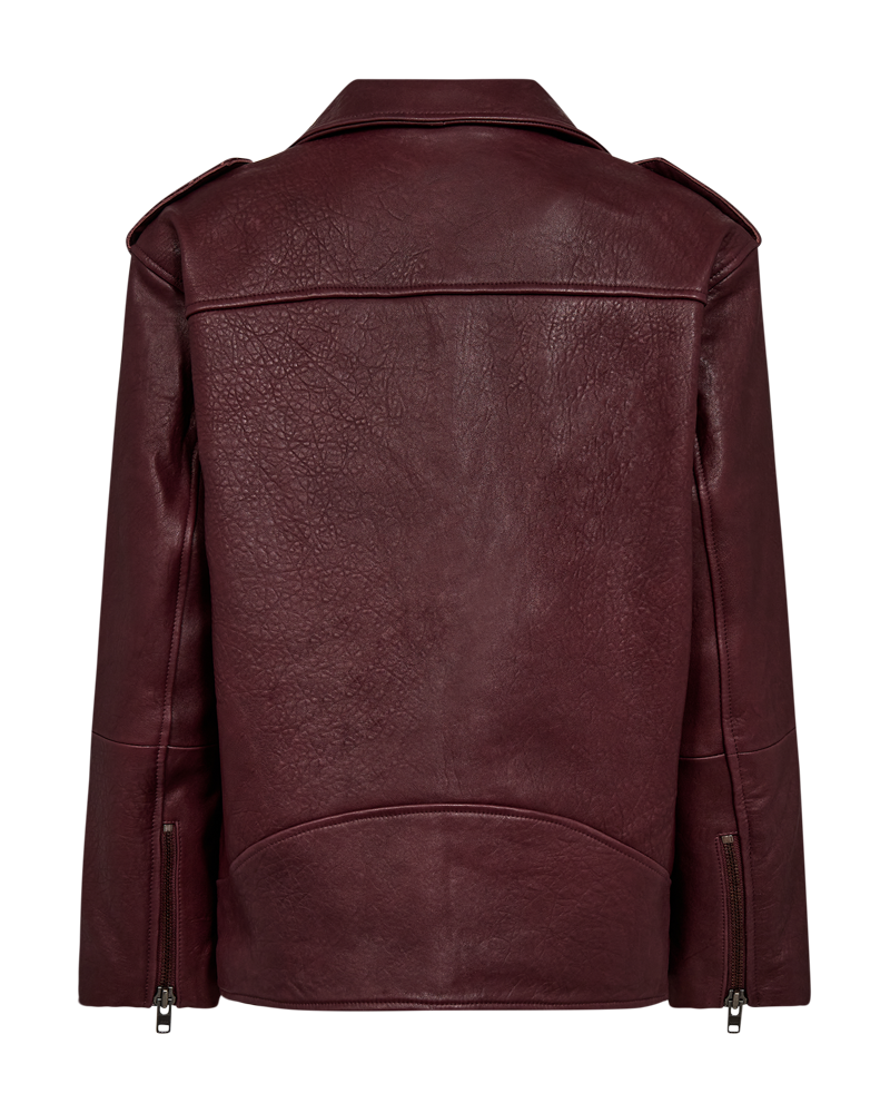 CMROYAL - LEATHER JACKET IN RED