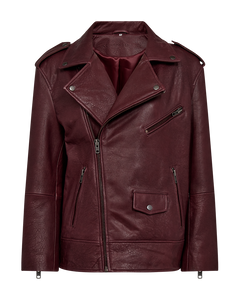 CMROYAL - LEATHER JACKET IN RED