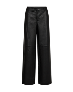 CMROYAL - LEATHER PANTS IN BLACK