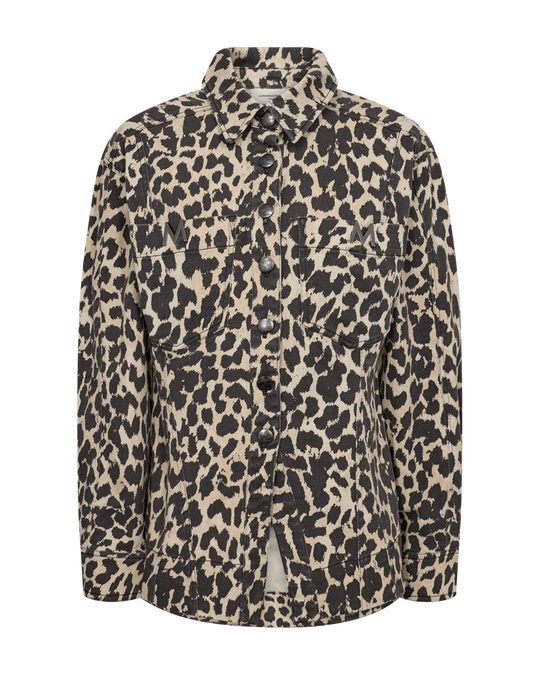 CMLEORA - DENIM JACKET IN LEOPARD