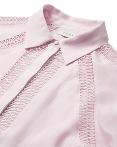 CMMOLLY - SHIRT WITH LACES IN ROSE