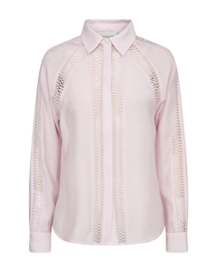 CMMOLLY - SHIRT WITH LACES IN ROSE