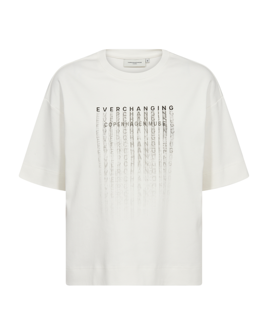 CMMUSE-T-shirt in off-wit