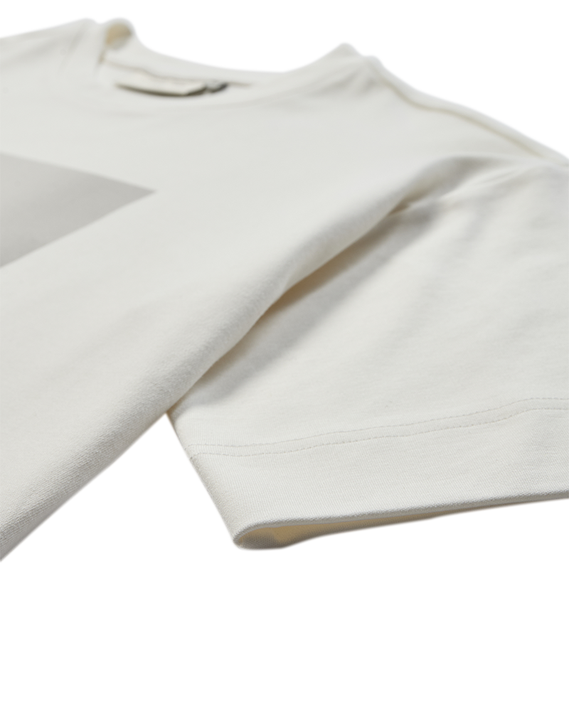 CMMUSE - T-SHIRT IN BEIGE,OFF-WHITE