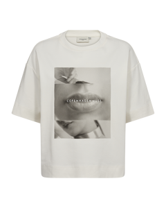 CMMUSE - T-SHIRT IN BEIGE,OFF-WHITE