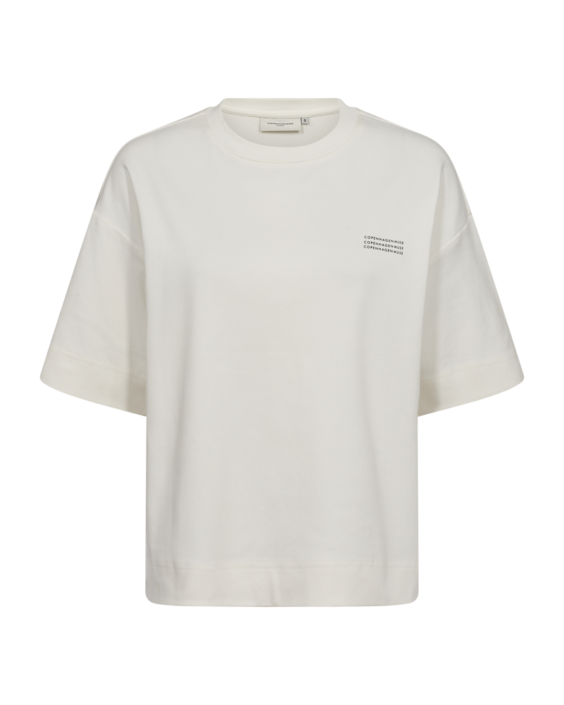 CMMUSE-TEE IN BEIGE,OFF-WHITE