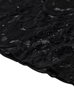 CMLACIE - BLOUSE WITH LACE IN BLACK