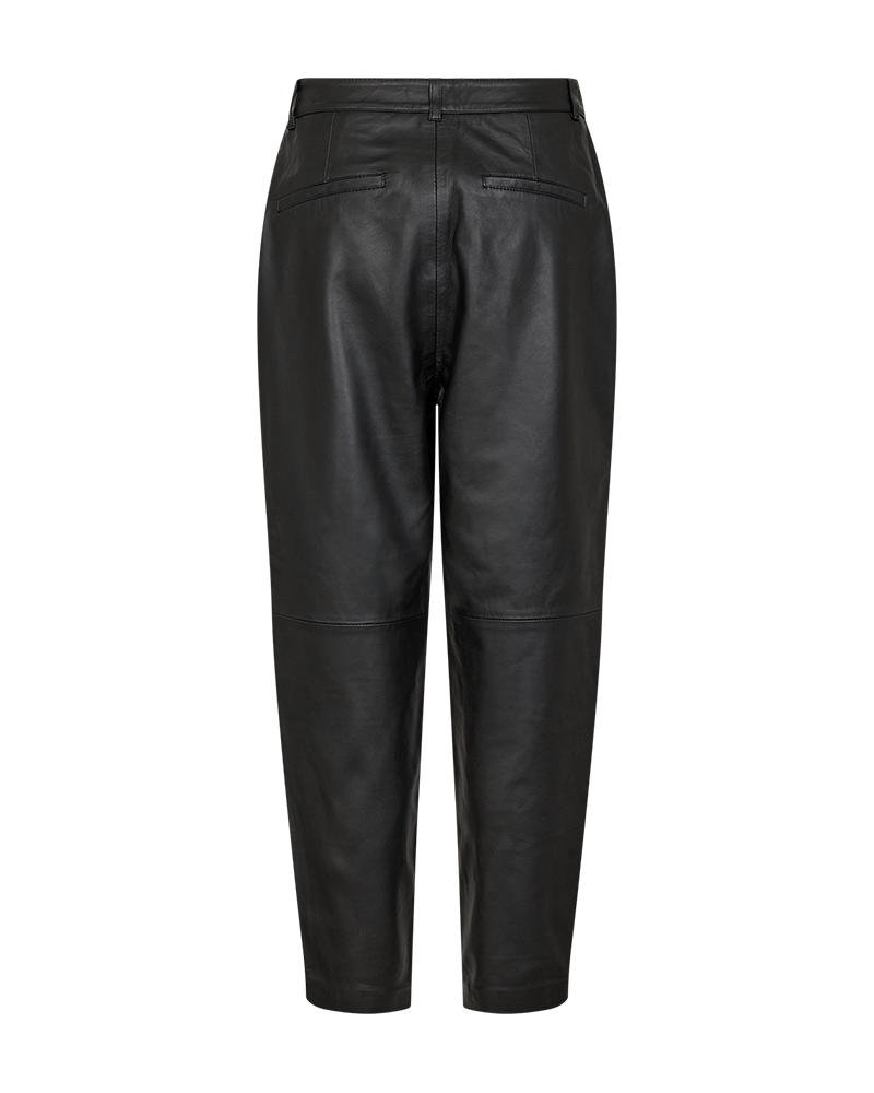 CMROYAL - LAMBSKIN PANTS IN BLACK
