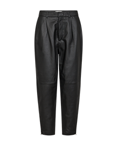 CMROYAL - LAMBSKIN PANTS IN BLACK