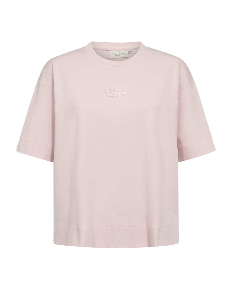 CMMUSE - T-SHIRT IN LIGHT PINK