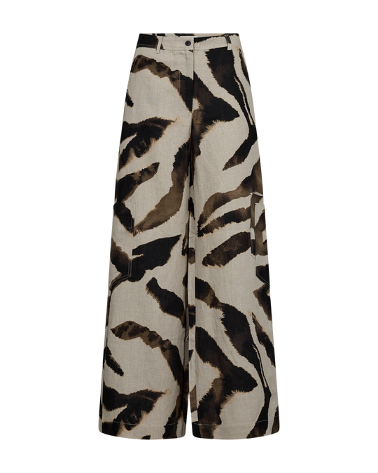 CMNATULI - PANTS IN BEIGE AND BLACK