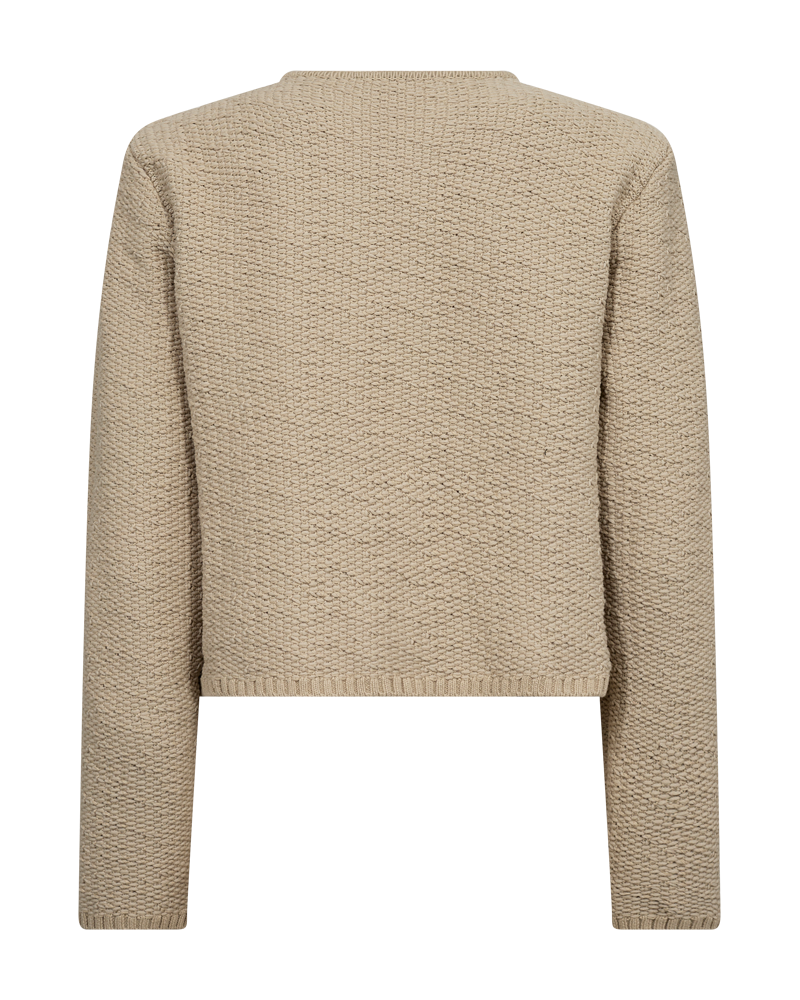 CMFIONA - KNITTED CARDIGAN IN BEIGE