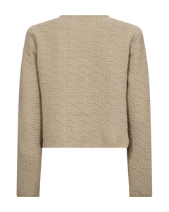 CMFIONA - KNITTED CARDIGAN IN BEIGE