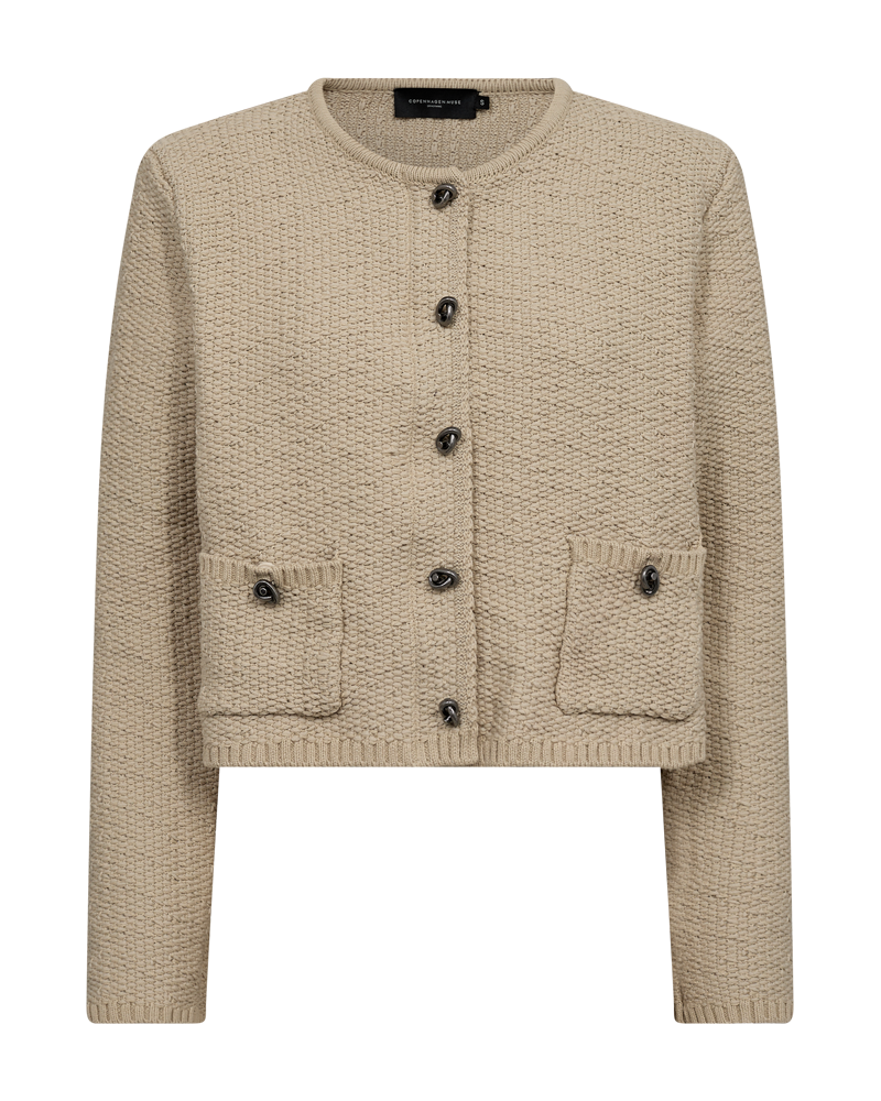 CMFIONA - KNITTED CARDIGAN IN BEIGE