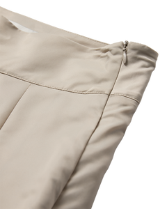 CMSIMI - rok met handgemaakte bloemen in beige