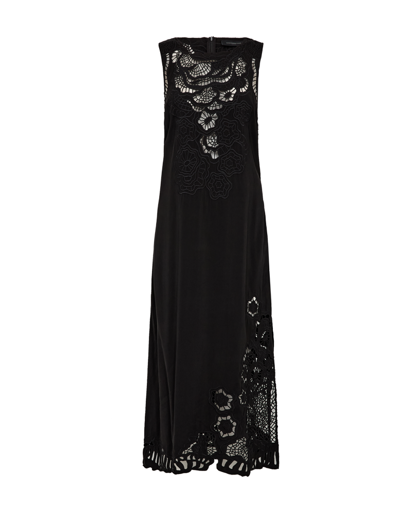 ★OPEN YY_TheOpen Product★ CRINKLED LACE TRIM DRESS (CHARCO OPEN YY