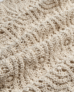 CMKARLA - CROCHET BLOUSE IN BEIGE