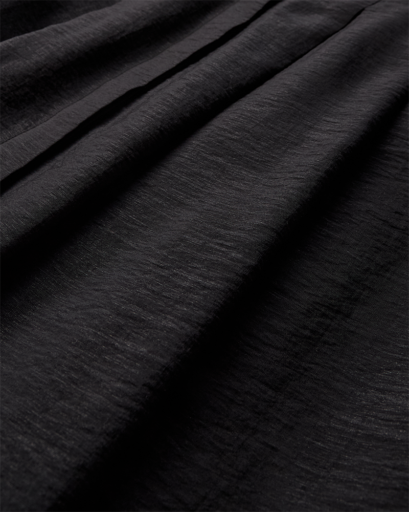 CMCOLE - FITTED DRESS WITH CUTOUT LACE IN BLACK