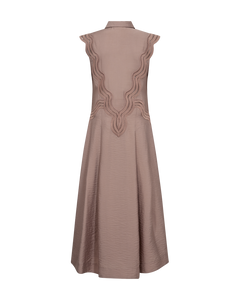 CMCOLE - DRESS WTIH LACE IN ROSE