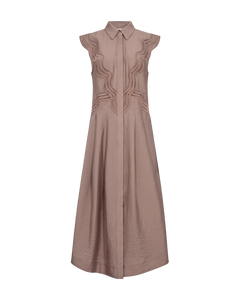 CMCOLE - DRESS WTIH LACE IN ROSE