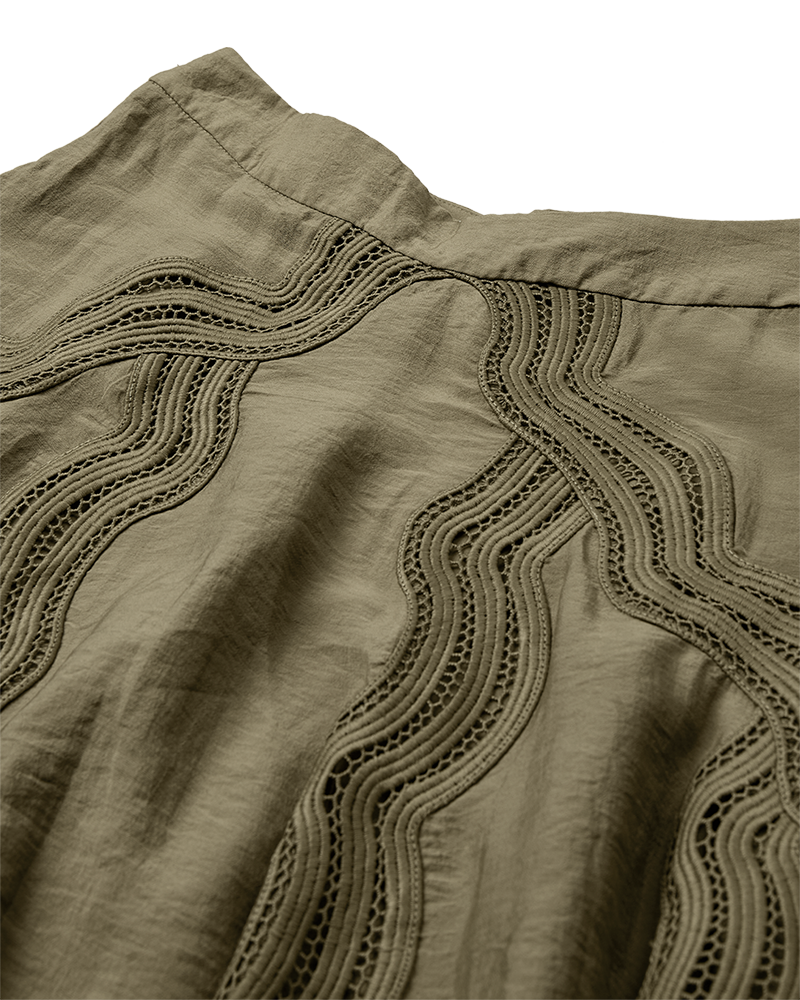 Cmcole - rok wtih kant in groen