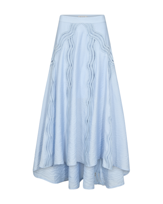 CMCOLE - LACE SKIRT IN BLUE