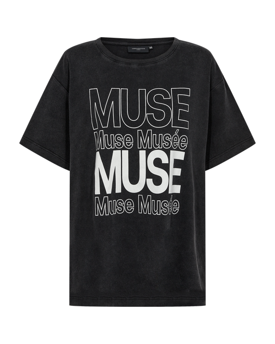 CMMUSE - T-SHIRT IN BLACK