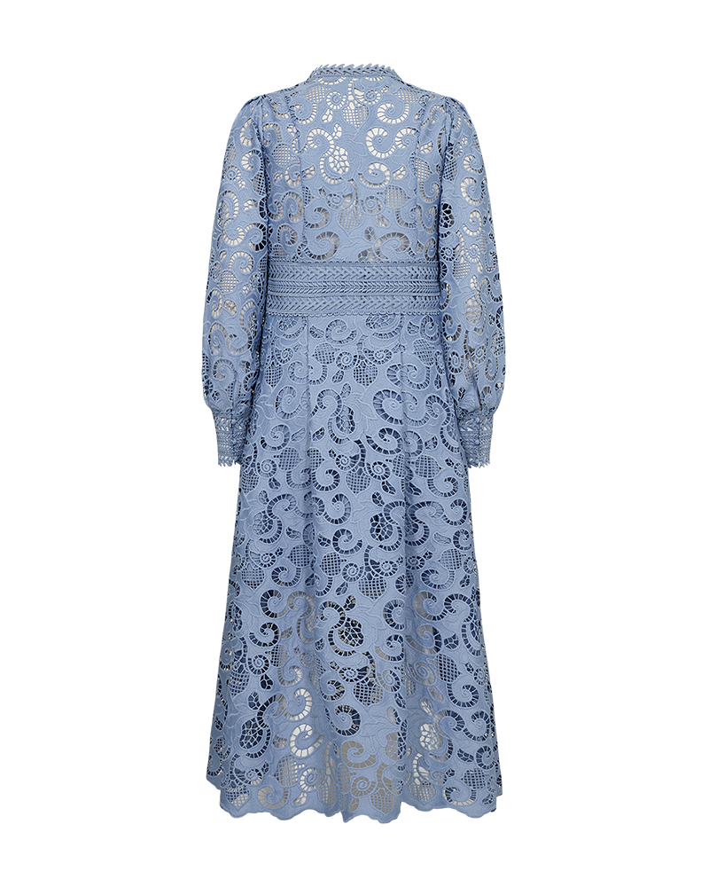 CMLANLY - DRESS WITH LACES IN BLUE