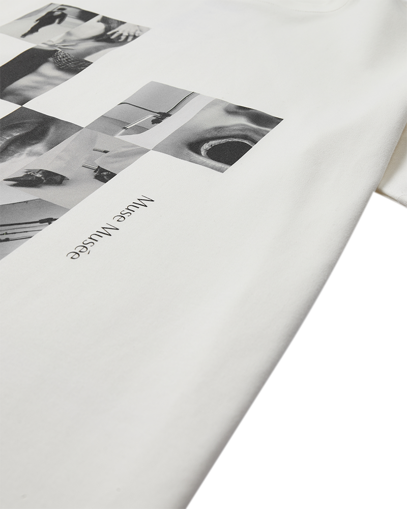 CMMUSE-T-shirt in off-wit