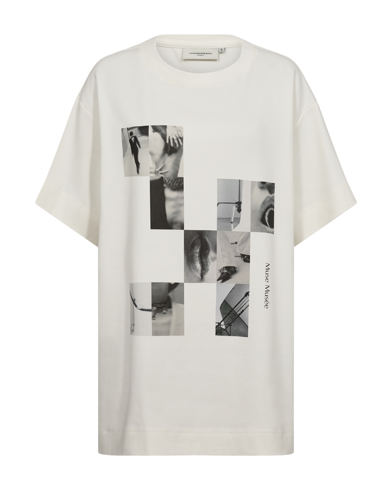 CMMUSE - T-SHIRT IN OFF-WHITE