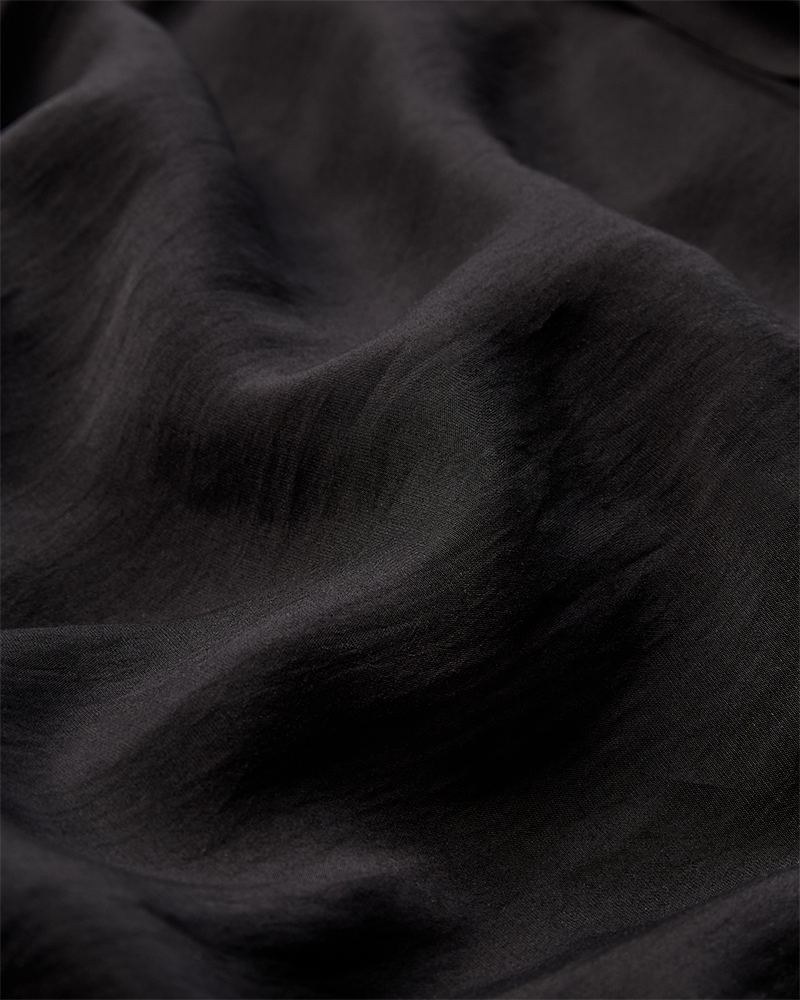 Cmmolly - off -shoulder jurk met ruches trim in zwart