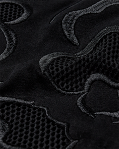 CMMUSE - T-SHIRT WITH EMBROIDERY IN BLACK