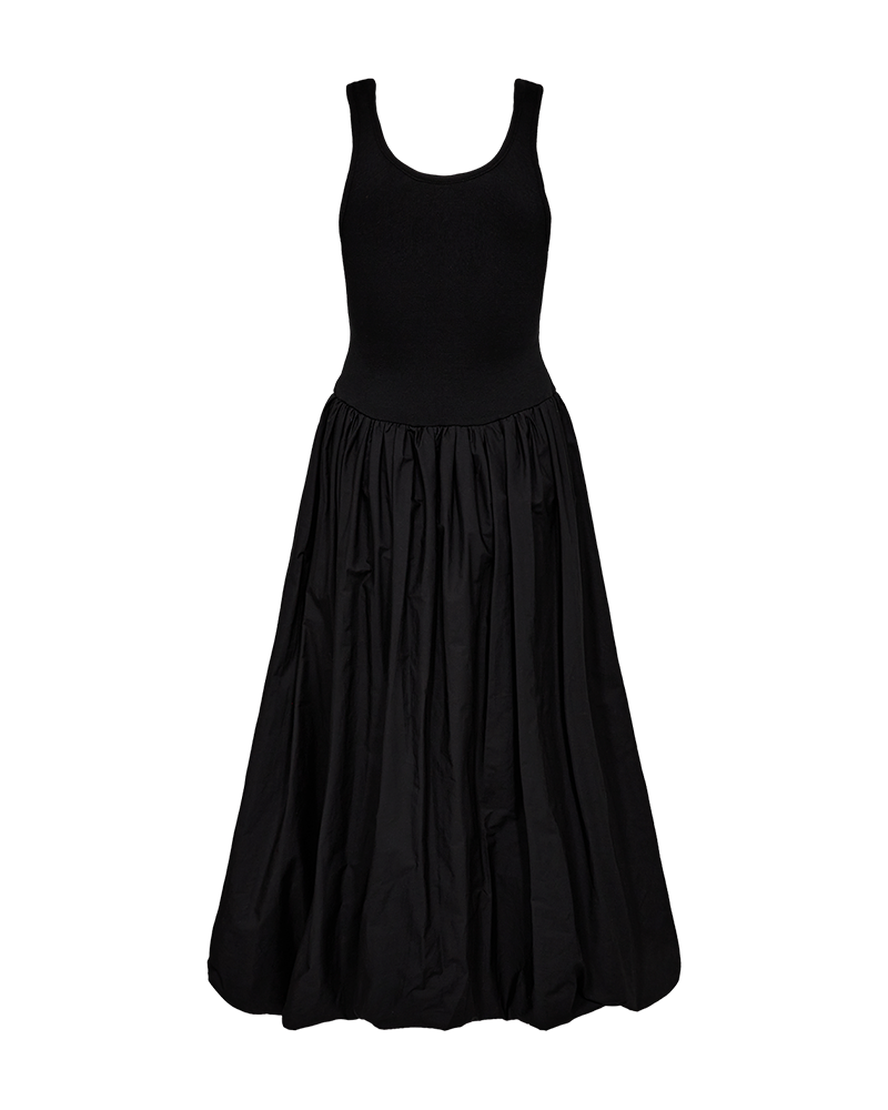 CMSIV - Jurk met Ballooneffect in zwart
