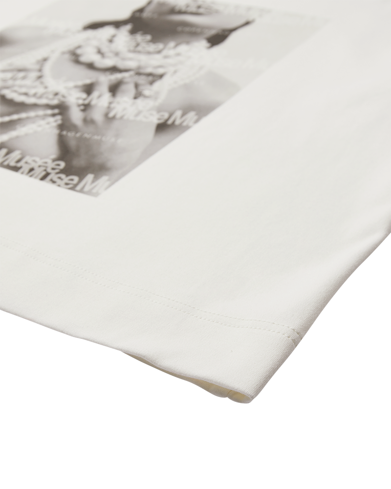 CMMUSE-T-shirt in off-wit