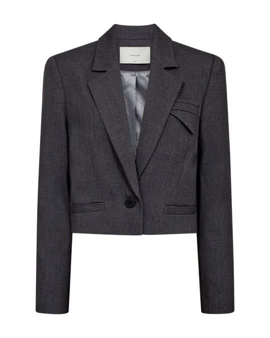 CMTailor - Korte blazer in grijs