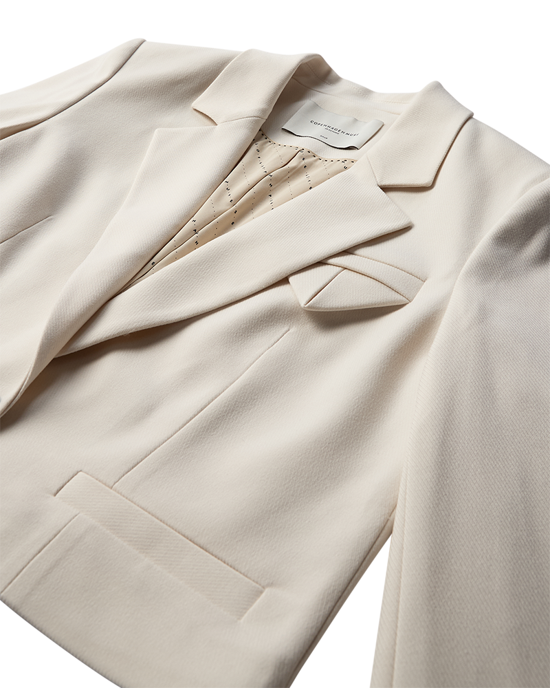 CMTailor - Korte blazer in wit, gebroken wit