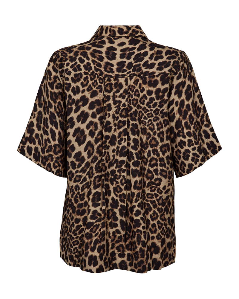 CMGABBY - SHIRT IN BLACK AND BEIGE