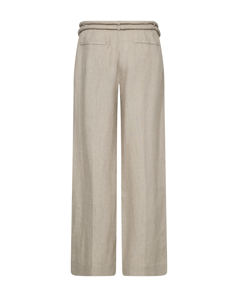 Cmnatuli - broek met tekenstringdetails in beige